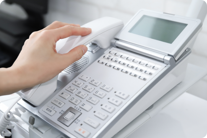 お電話・FAX・メールでの対応